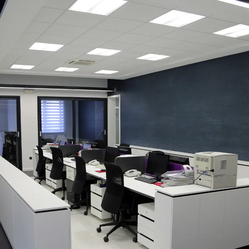 Clean office workspace